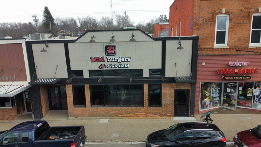 The building at 106 N. Main St. in downtown River Falls most recently housed Bold Burger and Club Bold. It will soon be home again to a burrito restaurant. Photo