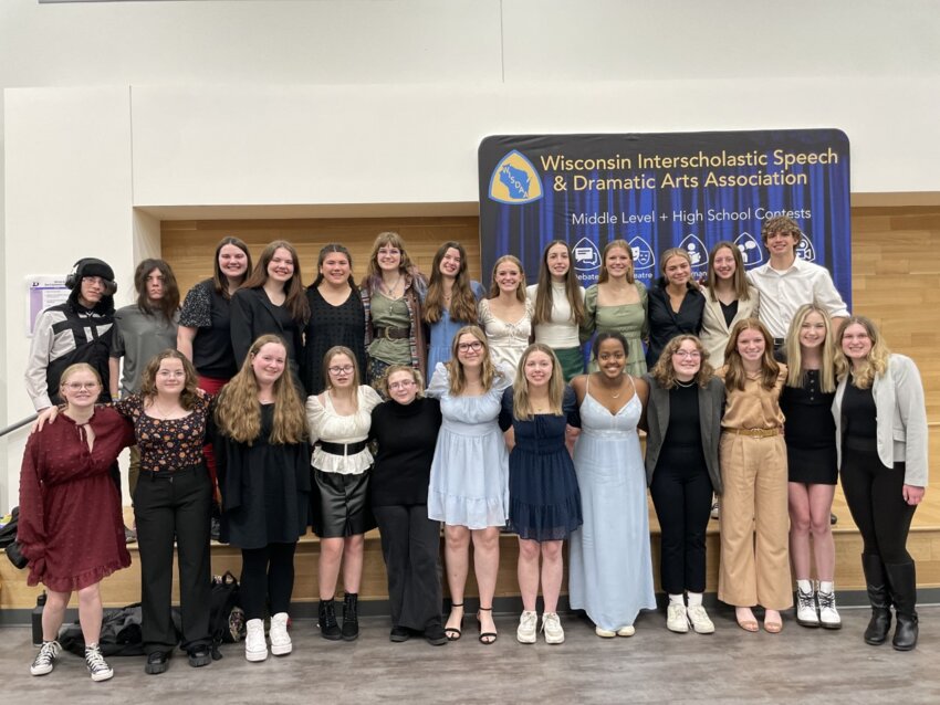 The Prescott High School speech team competed at the state competition Friday, April 21, earning 11 gold medals, 10 silver medals and two bronze medals.