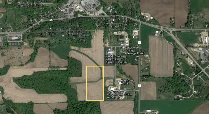 The proposed anaerobic digester and nutrient recovery facility would be built on 25 acres owned by Ellsworth Cooperative Creamery west of County Road C in an industrial area of the village.