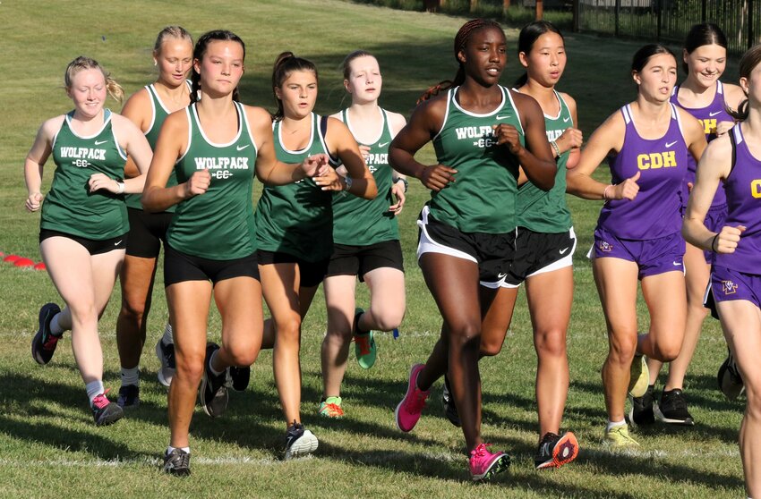Fielding a complete team after having just one cross country runner last season, the Wolfpack girls take off from the starting line Thursday in the Grey Cloud Invitational.