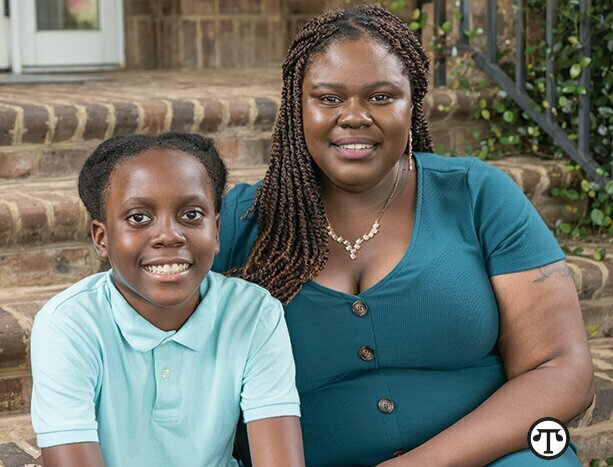 Vesha Jamison and her son Dreylan rely on blood donations to relieve the  pain of his sickle cell disease.
