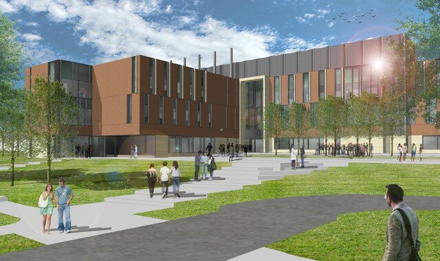 Work is currently underway on the new Science and Technology Innovation Center (SciTech) building at UW-River Falls. The facility, which will offer students enhanced educational opportunities and enable the university to partner with businesses on cutting-edge projects, is scheduled to open in 2026.