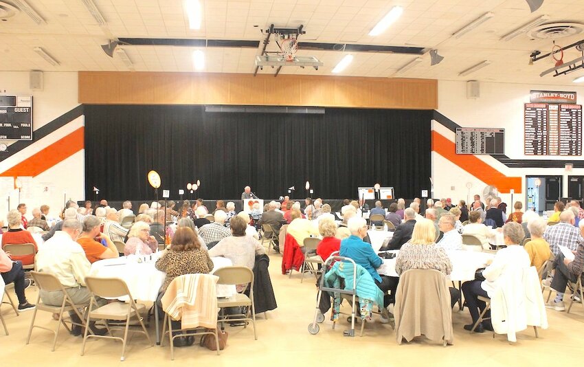 The 2023 Stanley-Boyd All School Reunion was hosted by the Class of 1963, with Roman Jessick addressing attendees to the Saturday event.
