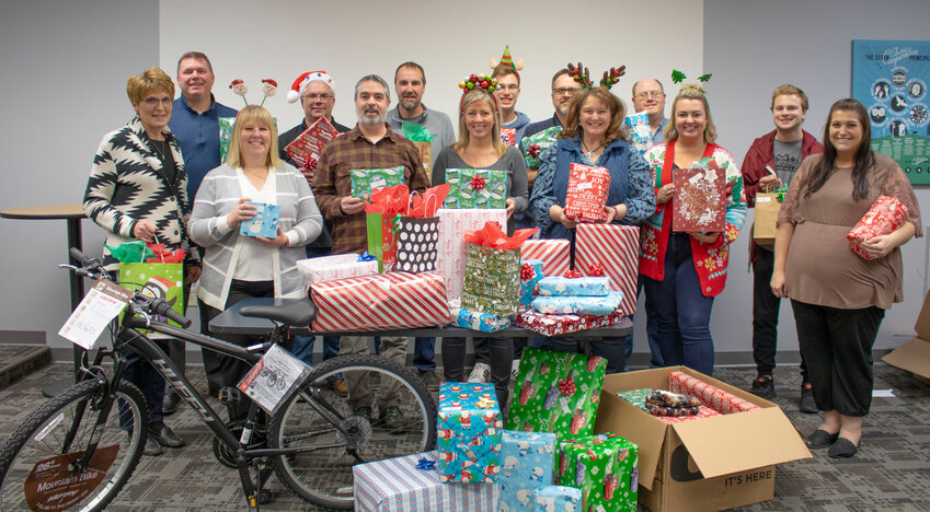 PPCS employees purchased gifts to benefit a Pierce County family through the Ellsworth Gift Box program.