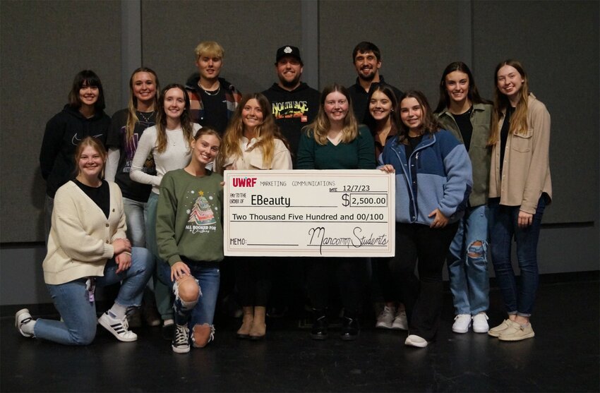 Students in the UW-River Falls Sales Promotions and Event Planning class recently raised $2,500 for a nonprofit organization that purchases wigs for cancer patients who lose their hair because of cancer treatments.