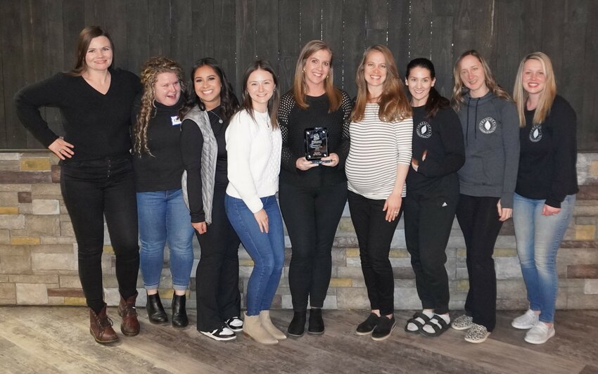 Prescott Chiropractic, under the leadership of Dr. Carina Patnode, was named as Business of the Year at the Prescott Area Chamber of Commerce Annual Dinner. Patnode credited her staff for their dedication to helping patrons of the business with all aspects of healing.