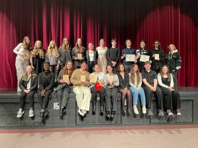The Prescott High School Speech Team placed second Saturday, Feb. 10 at the Menomonie High School Speech Invitational.