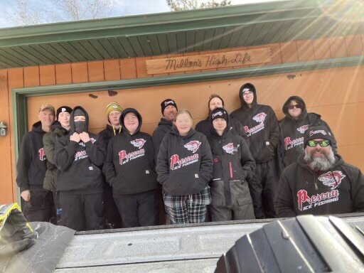 The PHS Ice Fishing team competes in the virtual state tournament