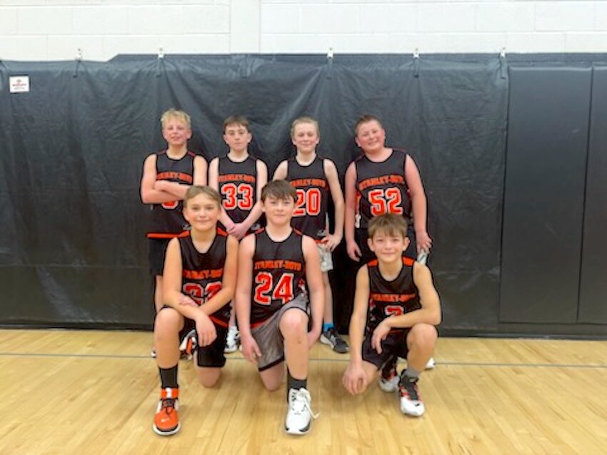 Shown above for Team Black (back row, left to right) are James Mahr, Brantley Pischke, Ayden Bloemendaal, Bryson LaFlex (front row) Avrin Frederick, Drew Sikora, Sam Nitz. Missing: Coach Andrea Mahr.