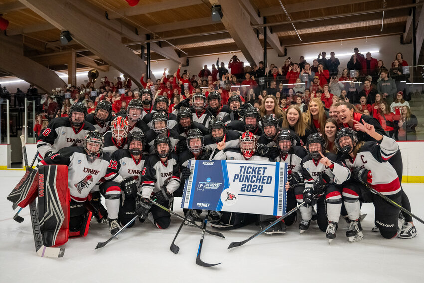 The UWRF women's hockey team defeated last year&rsquo;s national champion Gustavus Adolphus Gusties and will advance to the Frozen Four, which they will host in River Falls this Friday.