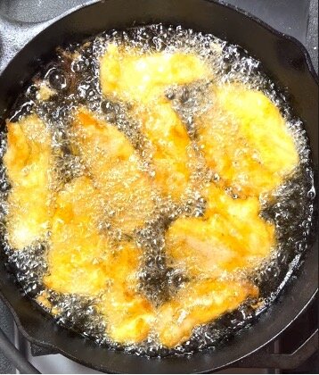 Frying fish in the garage takes preparation and time but is well worth the wait.