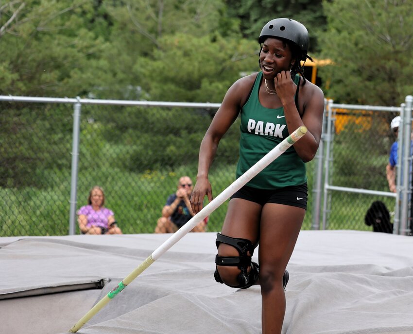 Susan Mbu already ranks fourth on the all-time Park honor roll in the pole vault.