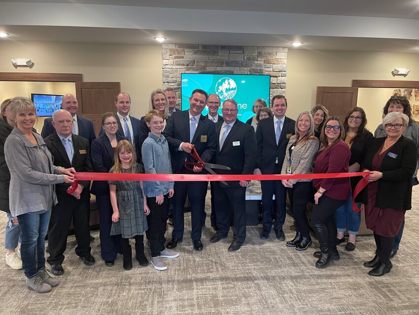 Ellsworth Area Chamber of Commerce members celebrated the grand opening of the Mahn Family Funeral & Cremation Services Ellsworth chapel on Wednesday, April 3.