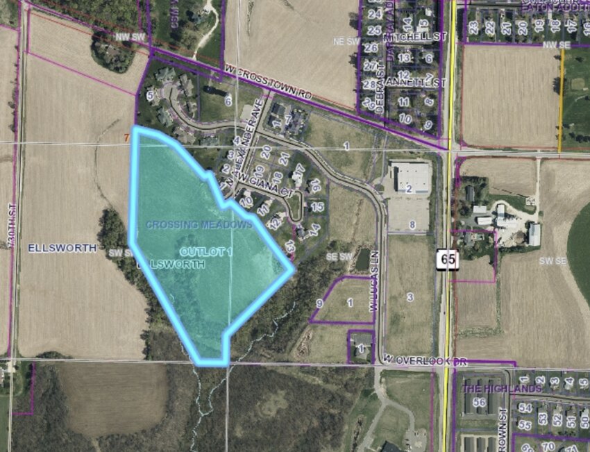 Gerrard Corporation is planning to build a 54-unit apartment building off Alexander Avenue in Crossing Meadows Business Park in Ellsworth.