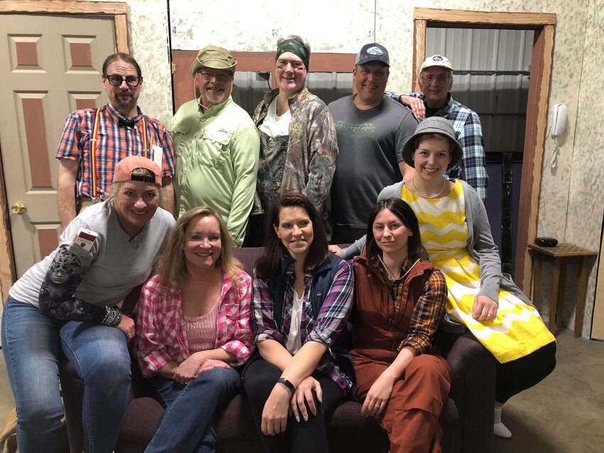 These actors are working hard for River Falls Community Theatre's upcoming show &ldquo;The One That Got Away,&rdquo; directed by Peter Bloch&mdash;starting this Thursday, May 2 at Junior's in River Falls.