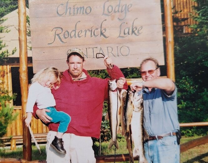 Chimo Lodge is where Mark Walters was the camp manager and where this column started, Walters, Selina and Pete Hagedorn.