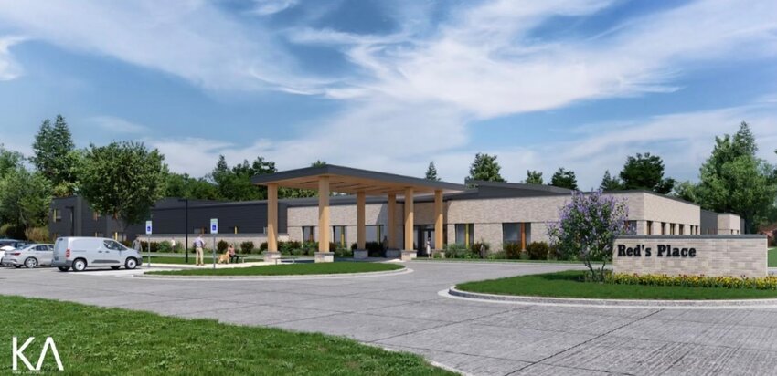 A rendering of Red&rsquo;s Place, a proposed supportive housing facility for adults with autism.