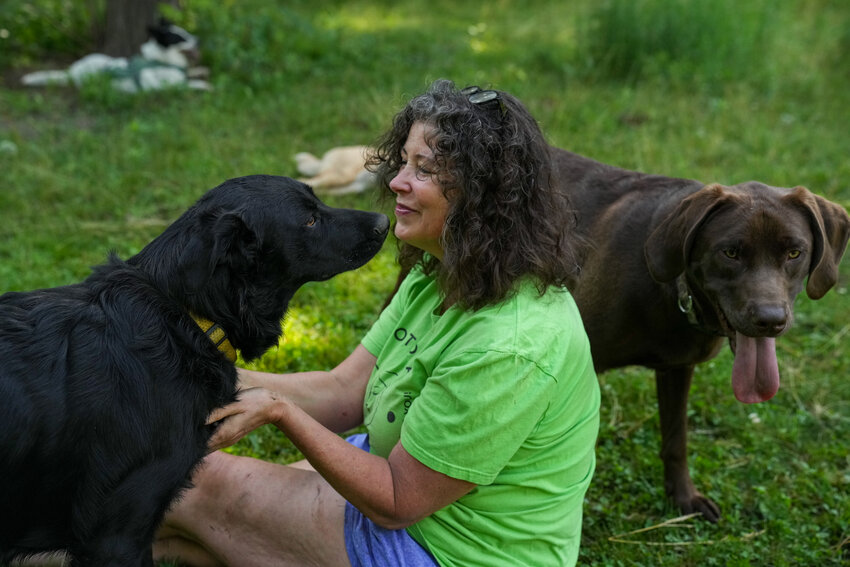 It is clear that Shannon Tarr has a personal connection with each and every rescue on her property.