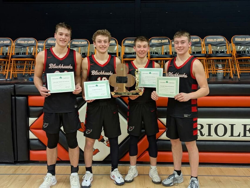 Winston Poehler, Dominic Sherwood, Mason Gay, and Colin Fritz were named All-Conference.
