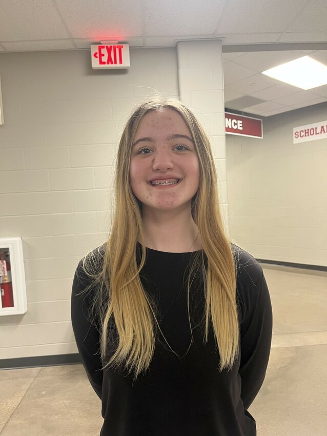 Shannon Erickson is the Prescott Community Club Student of the Week for March 12.