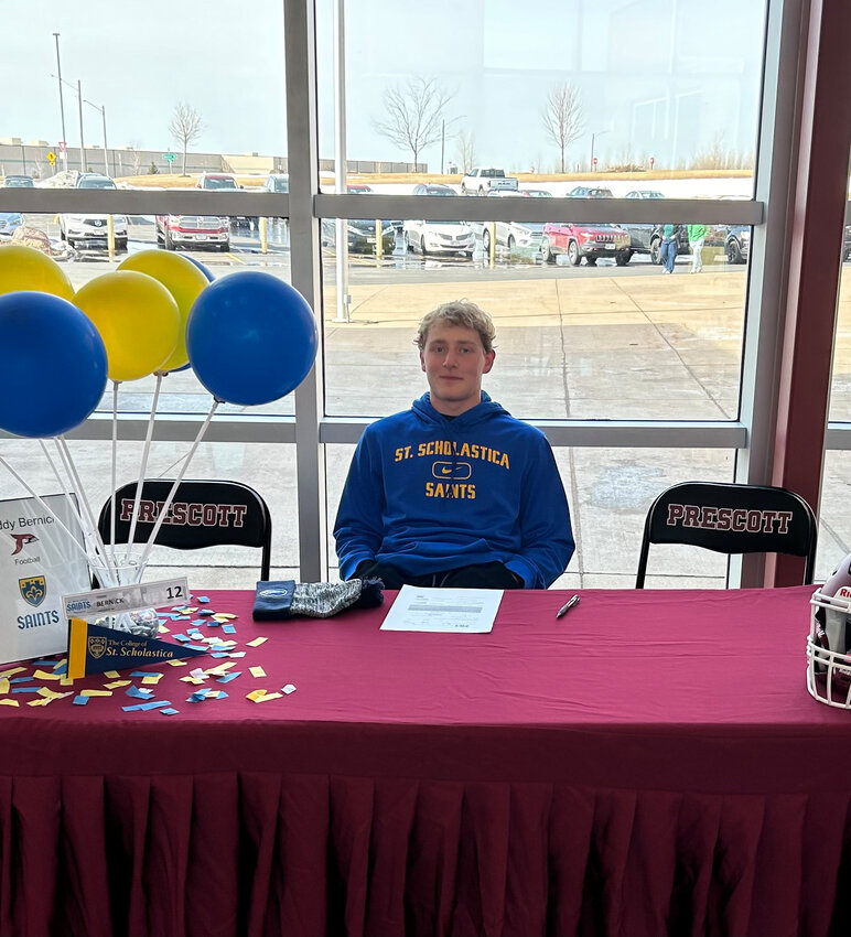 Quarterback Teddy Bernick makes it official with St. Scholastica.