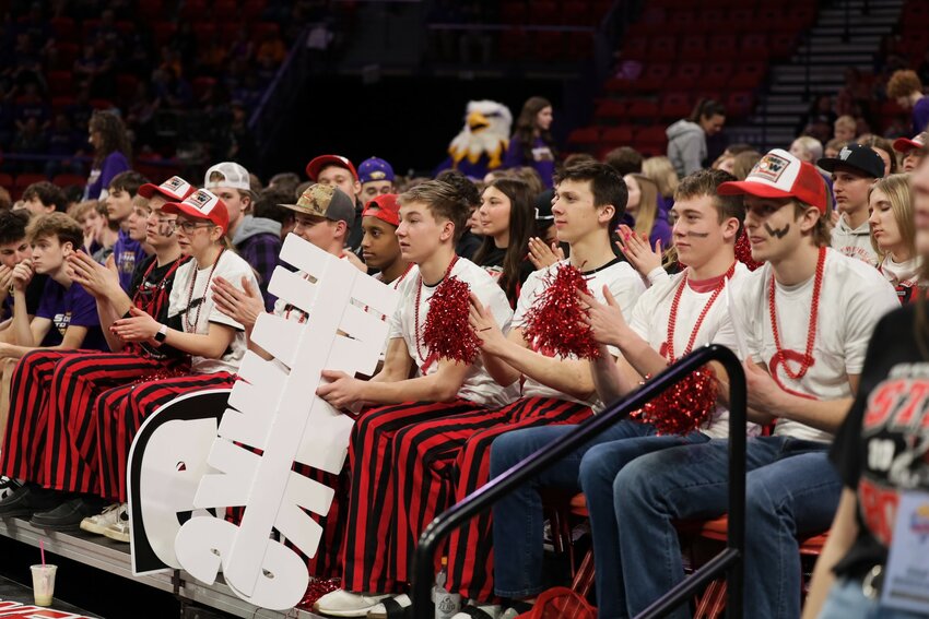The Owen-Withee faithful turned out to support the Blackhawk girls basketball team at the WIAA State Tournament in Green Bay Friday.