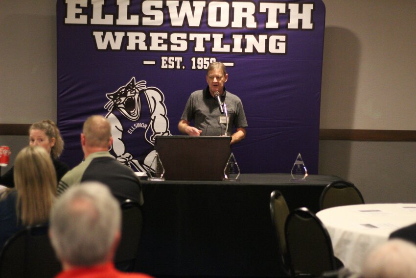 Gary Cain, a 1980 graduate, was inducted into the Ellsworth Wrestling Hall of Fame. Cain finished 92-20-2 on his career, a school record for wins at the time.