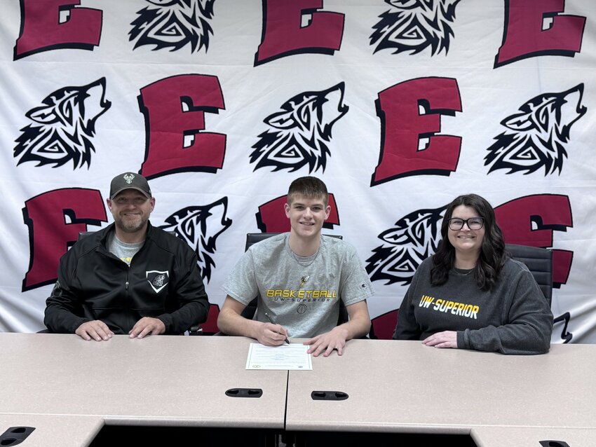 EPC senior Lucas Glaus signs with UW-Superior to continue his basketball career.