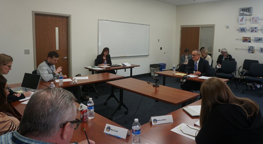 Royalton Superintendent Dr. Kristine Wehrkamp Herman and Fond Du Lac Superintendent Dr.  Jeffrey Fleig were selected as finalists for the ISD 200 Superintendent position
