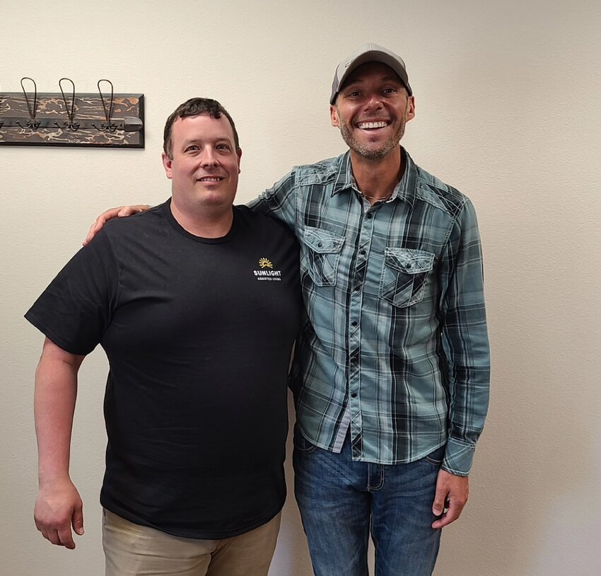 Marshall Horner (right) has purchased Traditions Assisted Living from Jason Hazuga.