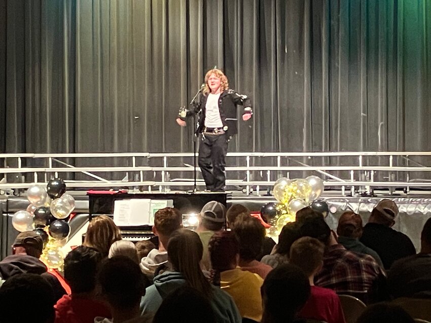 Corey Pahl danced to Michael Jackson&rsquo;s &ldquo;Bad&rdquo; at the May 18 Variety Show.