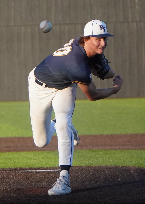 River Falls' senior pitcher Auden Pankonin (pictured) gave up one run through six innings on Thursday hosting BRC-foe Eau Claire North. Pankonin also collected two of just three total Wildcat hits in game two of the double header, as the Wildcats dropped game 2, 4-0. The Wildcats lost a nail-biter, 3-2 in eight innings, in game one. Chase Rudolph pounded out three hits in game one. River Falls (12-8 overall) won 8-5 over St. Croix Central on Saturday. Cal Usgaard and Kingston Quinn led the Wildcats with two hits apiece. Quinn, a sophomore, is second on the team hitting at .318.