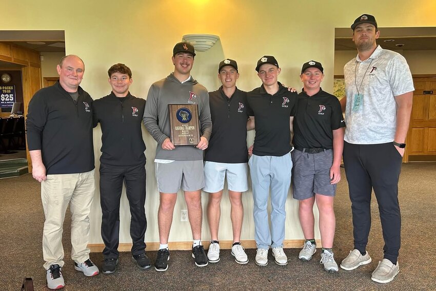 Prescott won the golf Regional, marking the first in team history.