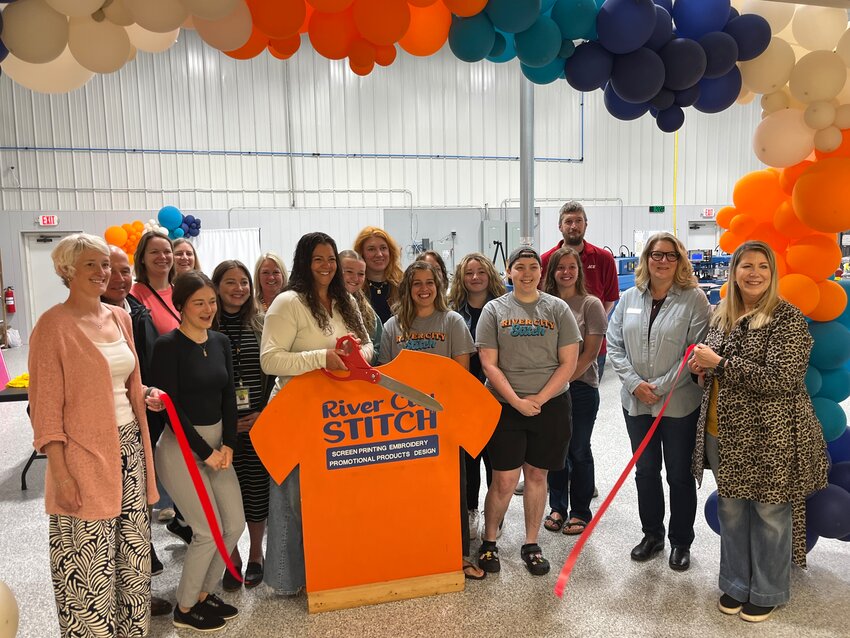 The added new space at River City Stitch allows for double the machines and half the production time.