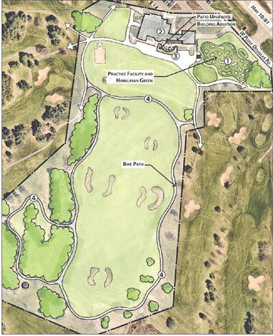 The proposed improvement at River Oaks Golf Course &amp; Event Center. Graphic courtesy of the City of Cottage Grove