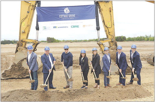 The much anticipated NorthPoint Development in the City Business Park broke ground in May, bringing logistics on a grandscale to the south side of town. Photo by Bruce Karnick