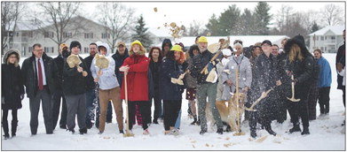 The groundbreaking for the new Renaissance Charter Academy building took place Thursday, Nov. 17 at the corner of Wasson Lane and Cemetery Road in River Falls.Photo courtesy of River Falls School District