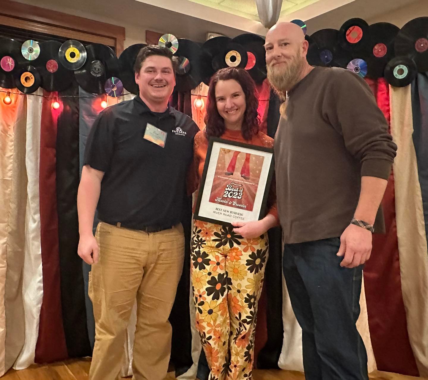 Megan and David Gooselaw received the New Business award in the Ellsworth Chamber’s Best of 2023 community voting competition. Chamber Vice President Trent Nyhus presented the award Feb. 20.