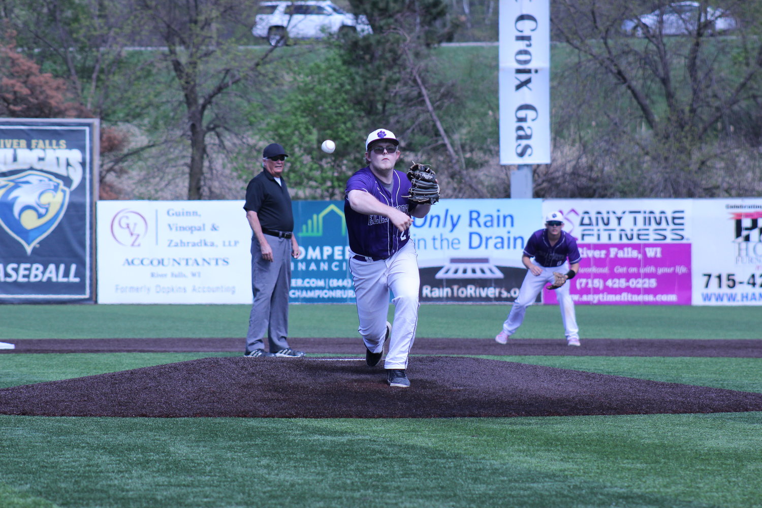 Then-senior Hunter Herum of the Ellsworth baseball team pitches during a game last season. Herum was a versatile utility player that filled many roles for the Panthers. He’s one of seven seniors that graduated last year and will need to be replaced before opening day.