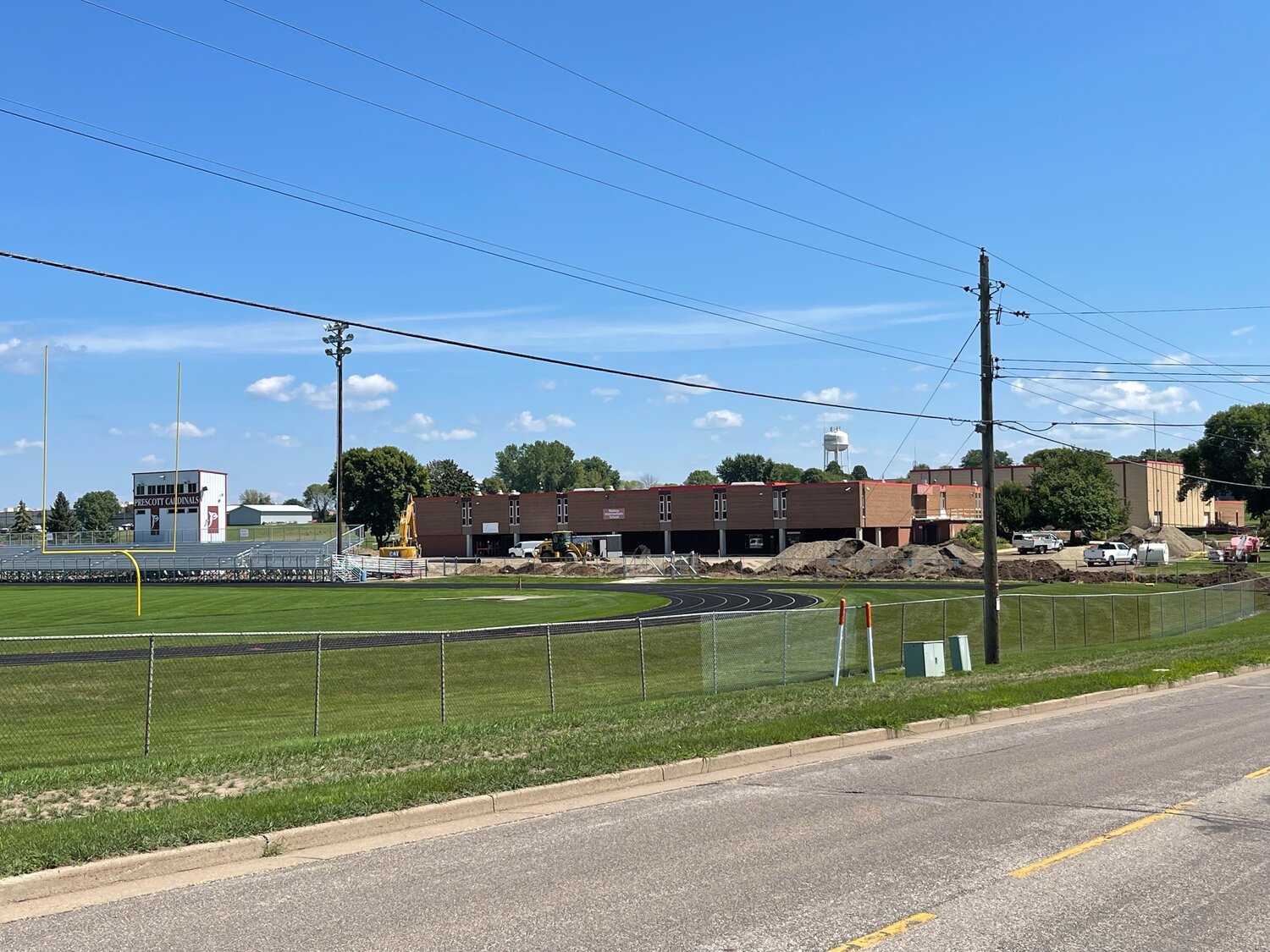 The Prescott High School football team won’t play a game at Laney Field until the fifth game of the season, Sept. 15. Construction at the Prescott Middle School is in full swing this summer, making the field inaccessible.