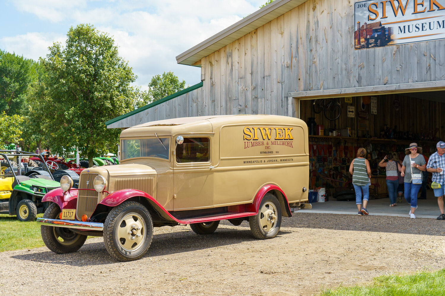 Siwek Lumber and Millwork out of Minneapolis and Jordan MN now has a permanent museum on the Little Log House property. Inside was filled with memorabilia and tools used in the Siwek mills.