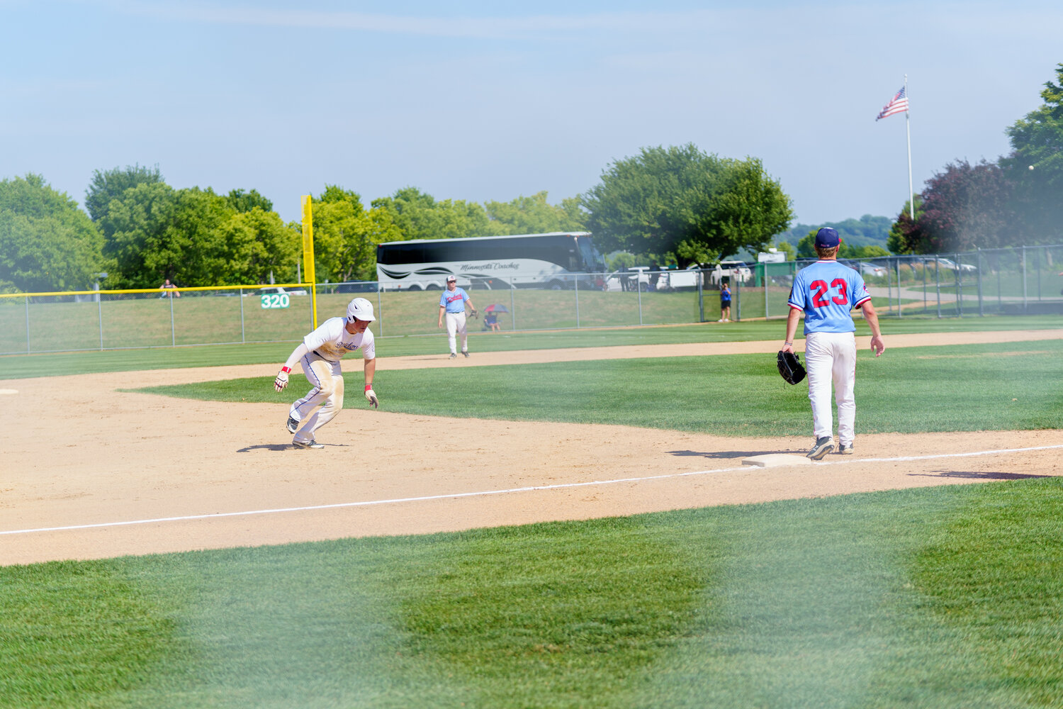 Tanner Anselment turned a bunt into a hit with a two-base error in the third inning against Duluth.  Anselment scored on a Johnny Teigland sacrifice fly as part of the win over Duluth.