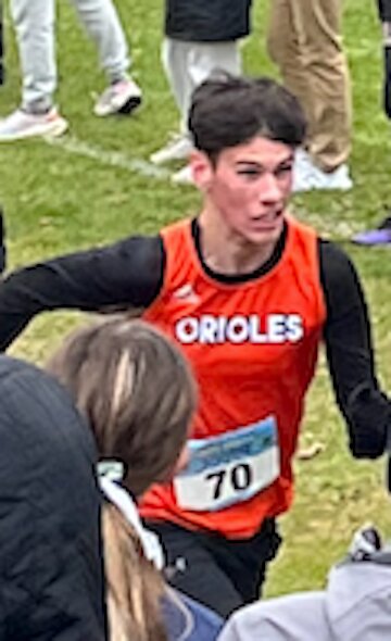Lucas Walker runs at State, where he finished with a time of 17:21.4, finishing 59th out of 152 runners.
