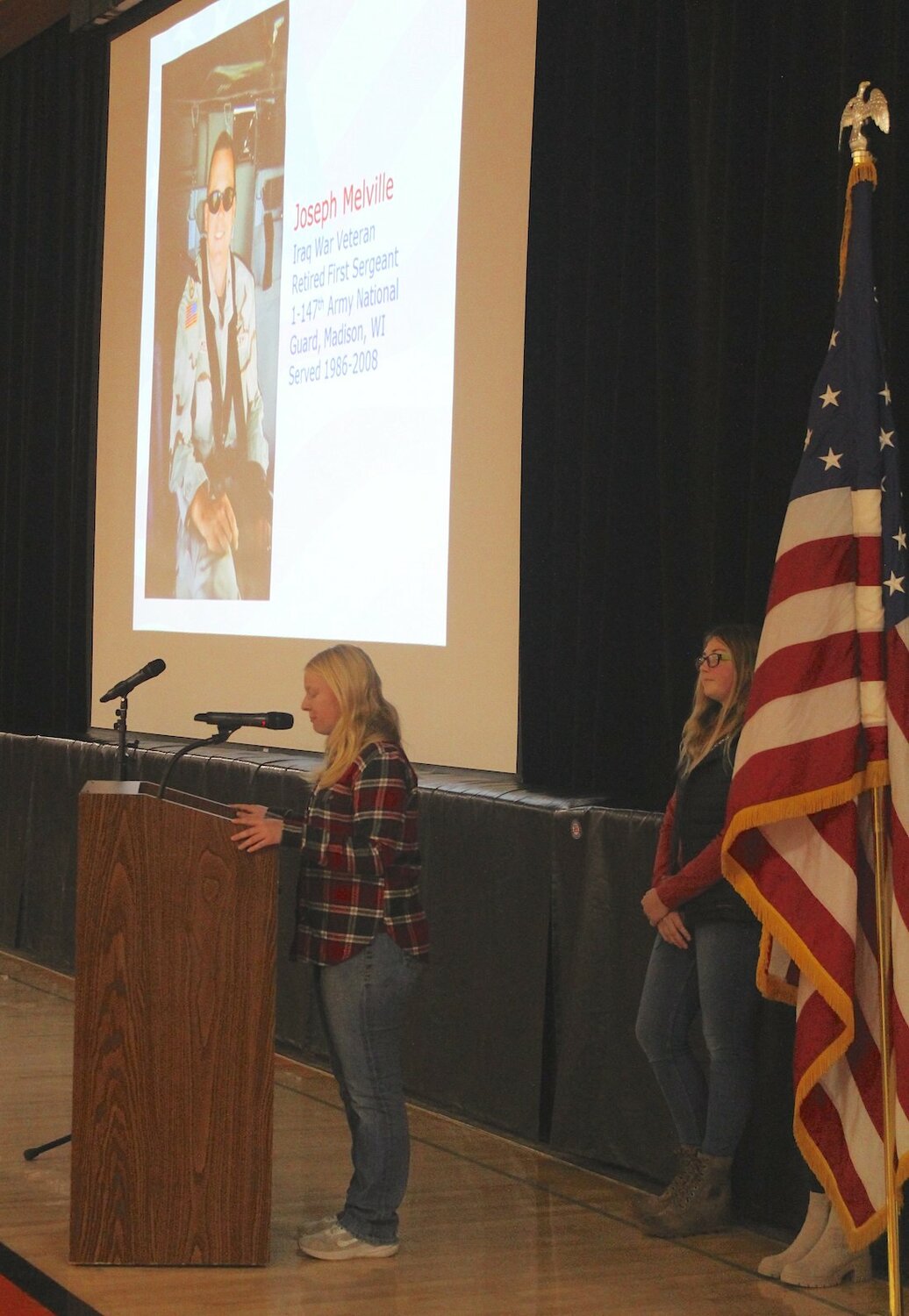 Taniele Ducommun speaks about her time at Badger Boys State, a Legion sponsored event.