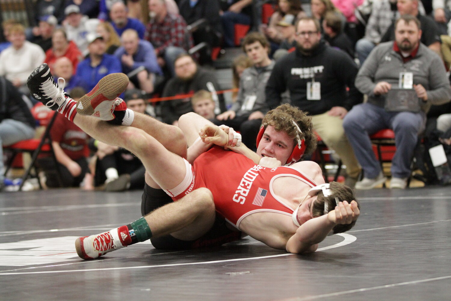 Prescott senior Nolan Thomley has proven to be a leader in the wrestling room so far this year, under the direction of new head coach Ian Ruble.