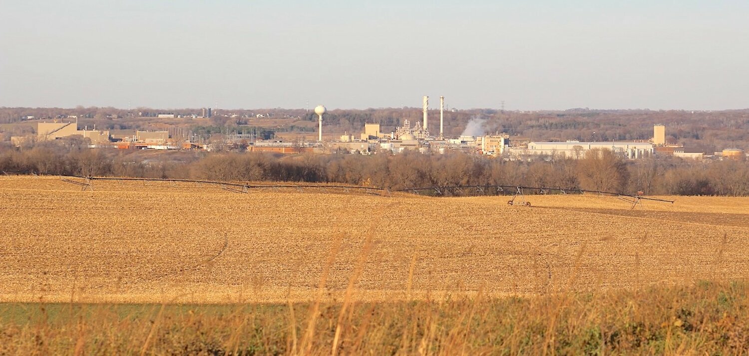 The City of Hastings overlooks the 3M facility in Cottage Grove where forever chemicals polluted groundwater. Facing a $69 million bill for treating its water for PFAS contamination, Hastings is trying to prove a link to its problem and 3M.