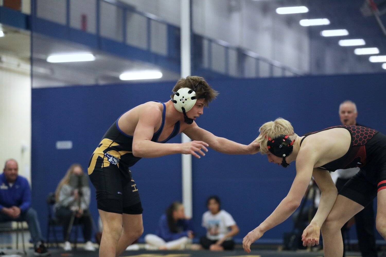 Trey Beisell continued to have an outstanding season, beating his state-ranked Shakopee opponent in a home meet Thursday, Feb. 1.