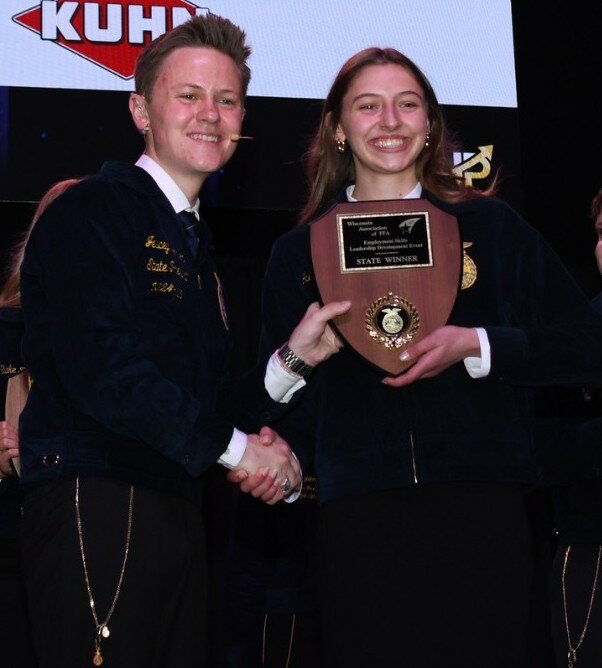 Davenport wins State FFA Employment Skills Leadership Development event - Pierce County Journal