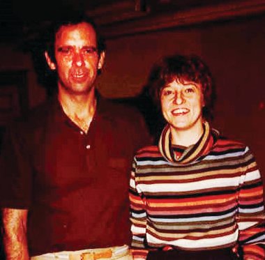 Ed (right) and Bev Pearce.