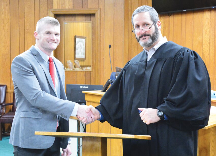 Philip Dobelstein was sworn in as Edgar County&rsquo;s new state&rsquo;s attorney following the resignation of Timothy Gilbert on Jan. 8. Dobelstein has filled the position of assistant state&rsquo;s attorney since September of 2022.